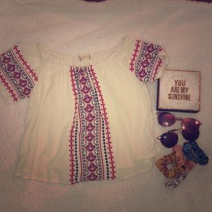 Off the shoulder top